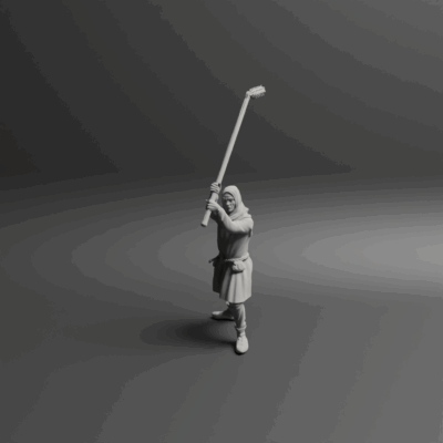 Medieval peasant levy Pose two NCM