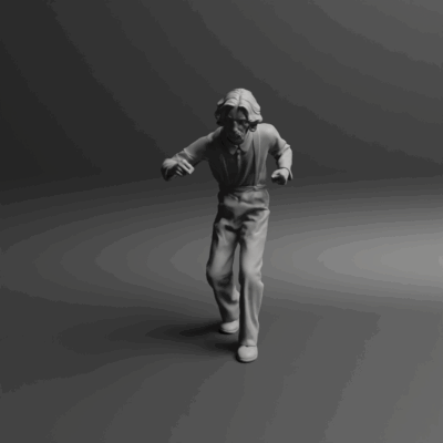 Cowboy in fistfight, no hat