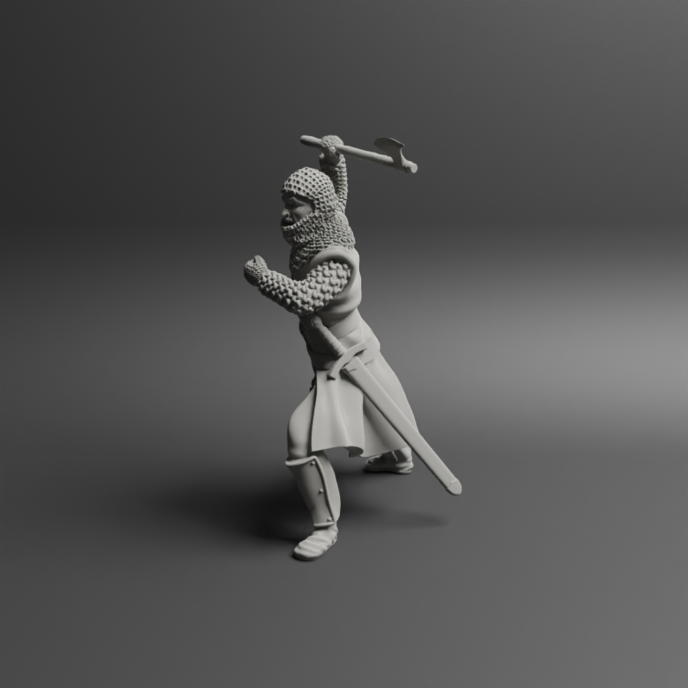 Teutonic Order axe knight