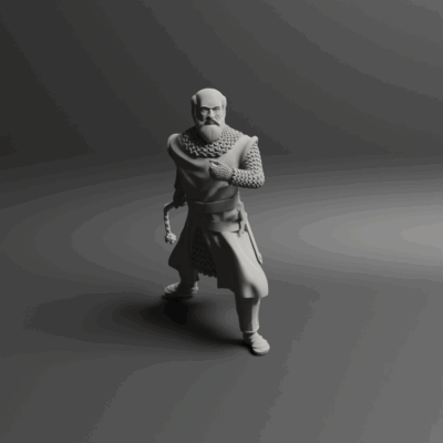 Teutonic Order flail knight