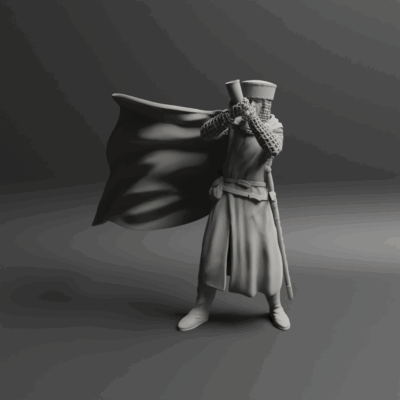 medieval crusader hornblower