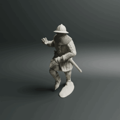 14th 15th century Men at Arms 10