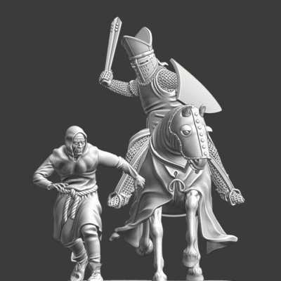 We will ride them down like grass set