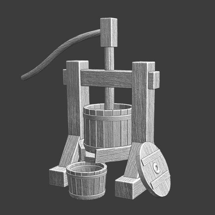Medieval Wine Press