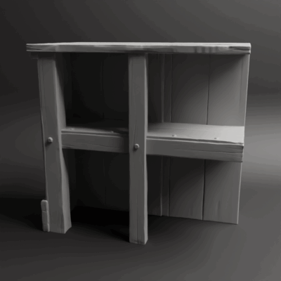 Western Saloon Bar counter 2