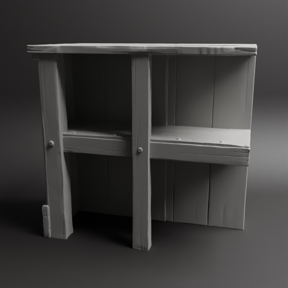 Western Saloon Bar counter 2