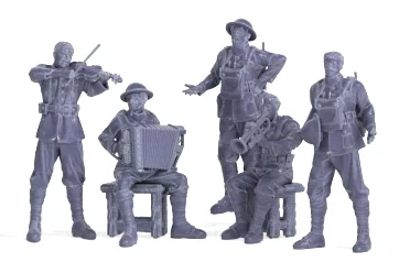 WW1 US Army soldiers playing music relaxing set