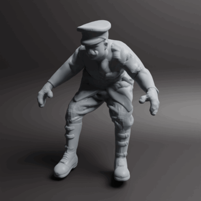 WW1 British Motorcyclist