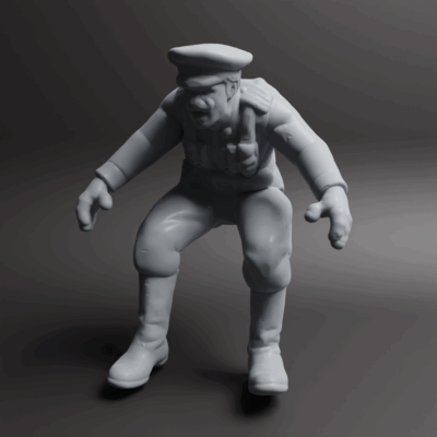 WW1 Russian Motorcyclist