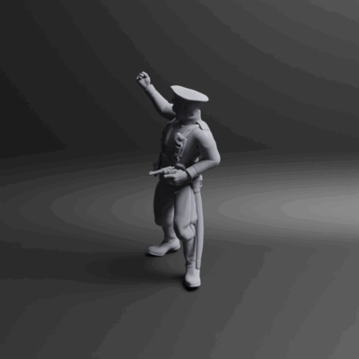 WW1 Russian Officer F