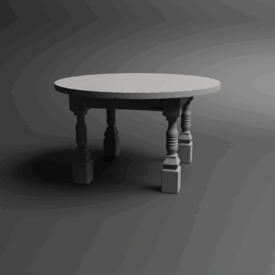 Western saloon round table