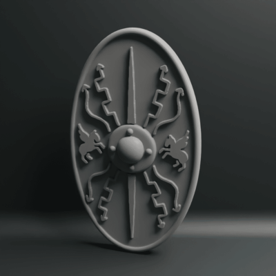 2x Imperial auxiliary cavalry shield 01