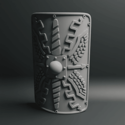 2x Imperial legionary shield 01