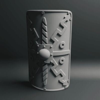 2x Imperial legionary shield 05