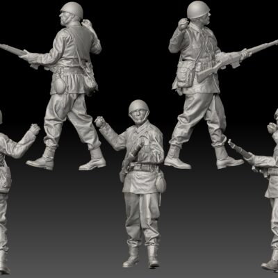 Swedish M39 soldier throwing granade