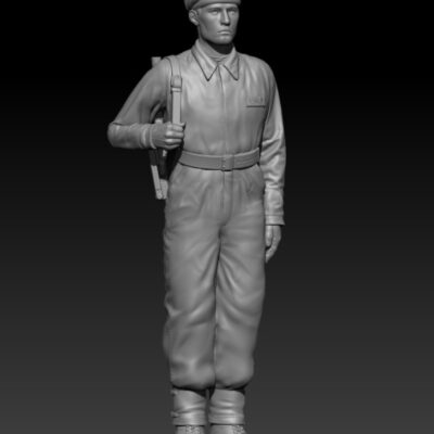 Swedish Centurion Tank Soldier 1950s V1