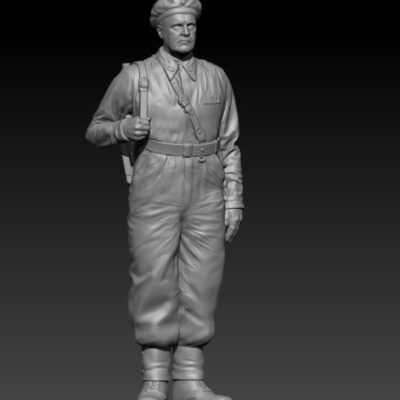 Swedish Centurion Tank Soldier 1950s V2 Officer