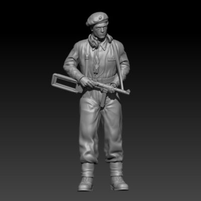 Swedish Centurion Tank Soldier 1950s V3