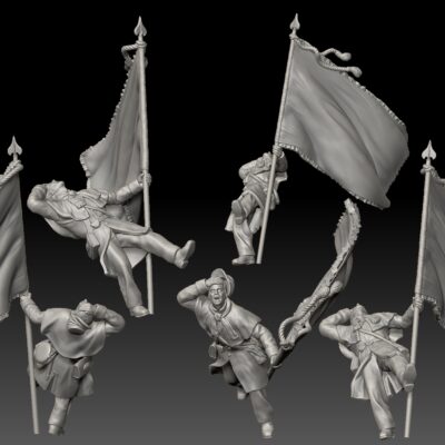 Winter Union Flag Bearer shot