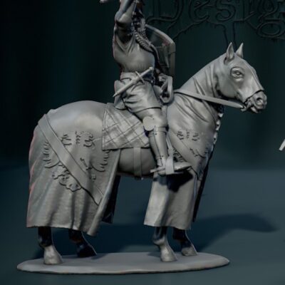 Bertrand du Guesclin mounted