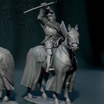 Bertrand du Guesclin mounted, plain