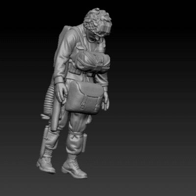 Unconscious U.S. Paratrooper WWII