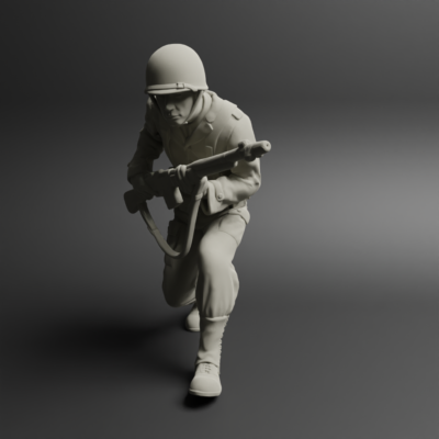 American soldier ww2 Walk A14