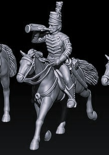 Catherine the Great’s cavalry jagers 1786-96 Trumpeter