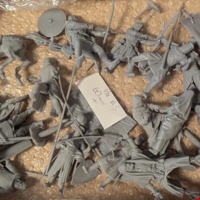Random Box #3 broken and not, Medieval miniatures 1/30 60mm +