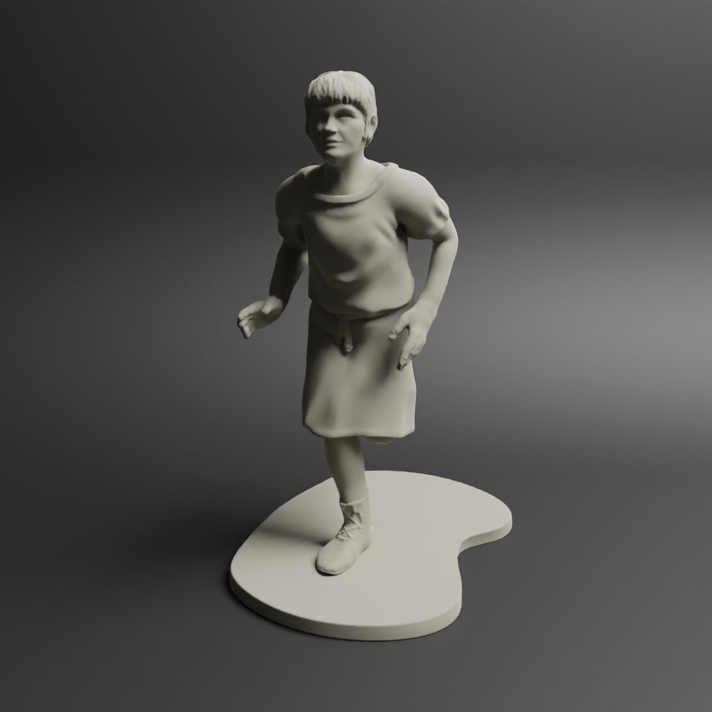 Roman citizen child run