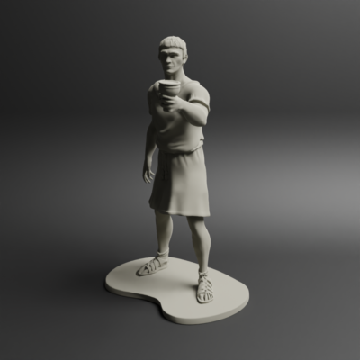Roman citizen drinking 2