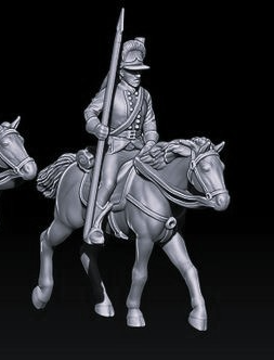 Catherine the Great’s cavalry dragoons 1786-96 standard bearer