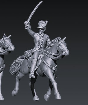 Catherine the Great’s light cavalry 1790 officer