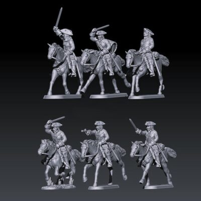 Russian dragoons for GNW 1700-1721 with tricorne set 2
