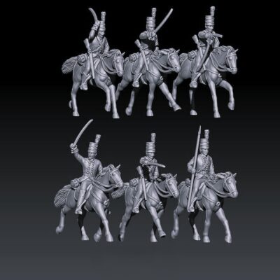 Catherine the Great's cavalry mounted jagers 1786-96 set 1